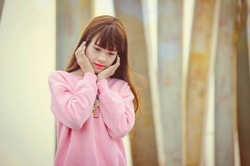 Ngỡ ngàng trước vẻ "xinh đẹp" của nam sinh Bắc Giang - 6 
Biểu cảm cũng rất nữ tính