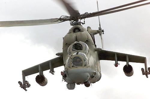 Nga triển khai trực thăng tấn công lừng danh Mi-24 tới Syria - 1
Mi-24 là mẫu trực thăng tấn công đáng sợ bậc nhất thế giới (Ảnh: Ria)