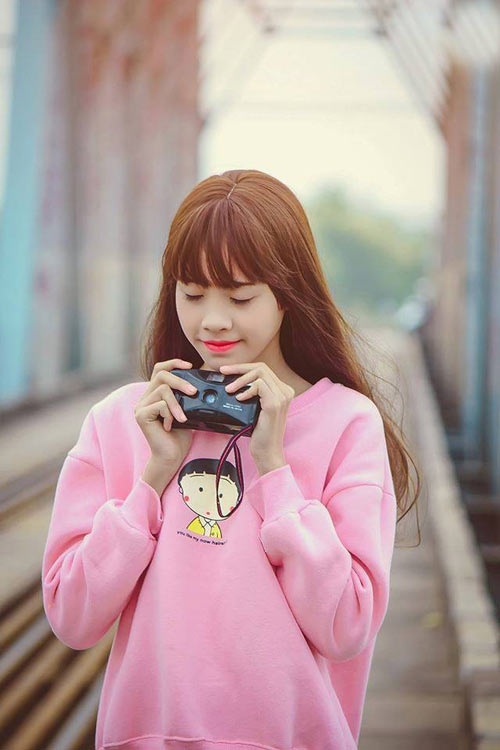 Ngỡ ngàng trước vẻ "xinh đẹp" của nam sinh Bắc Giang - 7 
Nam sinh trong ảnh là Nguyễn Tiến Đạt, sinh năm 1999, hiện đang học trường Văn hóa Nghệ thuật Bắc Giang