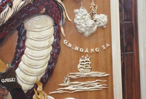 Ngắm bản đồ Việt Nam được trang trí bằng 70 loại gỗ - 8 Ngắm bản đồ Việt Nam được trang trí bằng 70 loại gỗ - 8