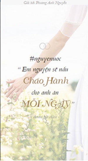 Trào lưu viết lời nguyện ước trong mùa cưới - 2