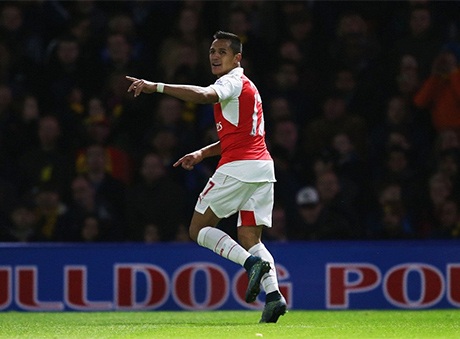 Sanchez tiếp tục thi đấu thăng hoa ở trận đấu vừa diễn ra trong màu áo Arsenal