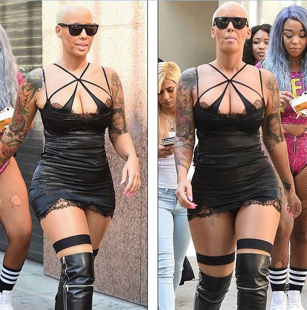 Vũ nữ thoát y mặc hở hang đi.... diễu hành - 5
Amber Rose chia sẻ cô là người mạnh mẽ và không có gì xấu hổ khi phải nhớ về quá khứ