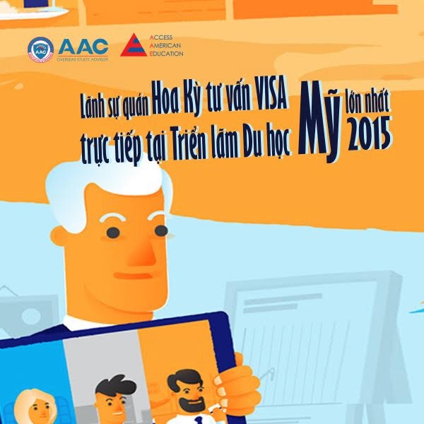 Lãnh sự quán Hoa Kỳ tư vấn visa trực tiếp tại Triển lãm Du học Mỹ lớn nhất 2015 - 1 Lãnh sự quán Hoa Kỳ tư vấn visa trực tiếp tại Triển lãm Du học Mỹ lớn nhất 2015 - 1