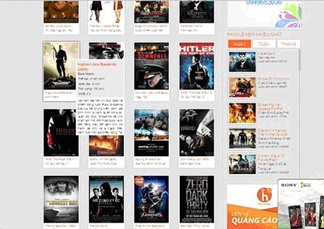 Xem phim đúng luật chơi TPP - 1
Những website xem phim online chiếu hầu hết là phim không có bản quyền