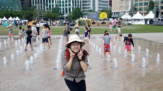 Cựu SV Ngoại thương chia sẻ về kinh nghiệm săn học bổng chính phủ Hàn Quốc - 1 Hình ảnh Thanh Mai tại Hàn Quốc