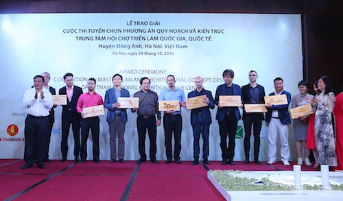 Công bố phương án quy hoạch kiến trúc TT Hội chợ Triển lãm Quốc gia - Quốc tế - 5
Cuộc thi thu hút sự tham gia của nhiều công ty kiến trúc uy tín.