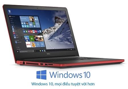 Khám phá máy tính xách tay Dell Inspirion 5558 - 1 Dell Inspiron 5558 mượt mà với hệ điều hành Windows 10