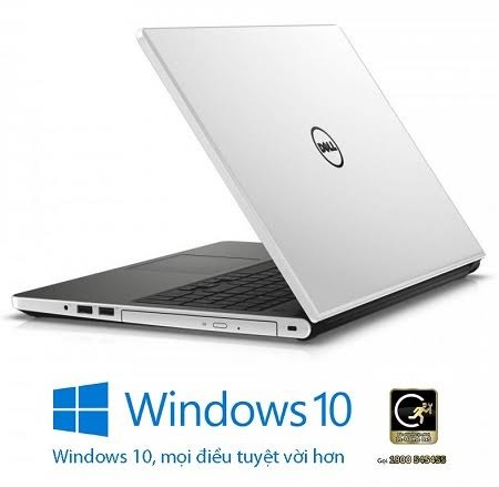 Khám phá máy tính xách tay Dell Inspirion 5558 - 3 Inspiron 5558 được bảo vệ với dịch vụ bảo hành tận nơi 8/5