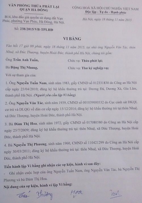 Hà Nội: Bí ẩn cuốn sổ đỏ trên mảnh đất “ma” tại huyện Hoài Đức - 4 Hà Nội: Bí ẩn cuốn sổ đỏ trên mảnh đất “ma” tại huyện Hoài Đức - 4