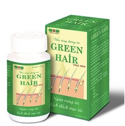 Dấu hiệu nhận biết nhanh bệnh rụng tóc - 3
TPCN Viên uống dưỡng tócGreen Hair Hoa Sen
Ngừa rụng tóc, kích thích mọc tóc