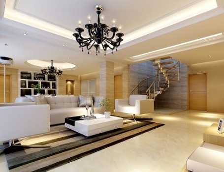 Phòng khách hiện đại và cuốn hút từ hệ thống đèn âm trần - 3 Phòng khách hiện đại và cuốn hút từ hệ thống đèn âm trần - 3