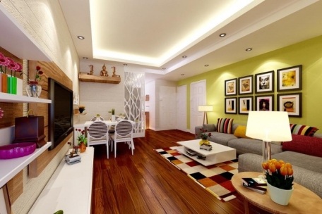 Phòng khách hiện đại và cuốn hút từ hệ thống đèn âm trần - 4 Phòng khách hiện đại và cuốn hút từ hệ thống đèn âm trần - 4