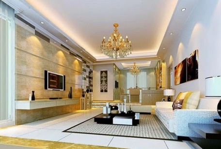 Phòng khách hiện đại và cuốn hút từ hệ thống đèn âm trần - 2 Phòng khách hiện đại và cuốn hút từ hệ thống đèn âm trần - 2