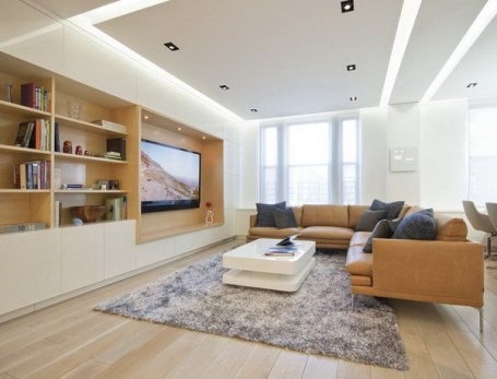 Phòng khách hiện đại và cuốn hút từ hệ thống đèn âm trần - 7 Phòng khách hiện đại và cuốn hút từ hệ thống đèn âm trần - 7
