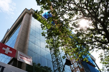 Hình ảnh thực tế căn hộ Léman đang thi công