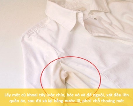 Bí quyết đánh bay mọi vết bẩn "cứng đầu" trên áo quần - 10 Bí quyết đánh bay mọi vết bẩn "cứng đầu" trên áo quần - 10