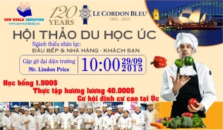 Du học ngành Ẩm Thực - Du lịch – Nhà hàng – khách sạn : Cơ hội việc làm và Định cư tại Úc - 5 Hỗ trợ cam kết từ New World Education: