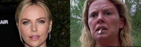 Người đẹp Nam Phi đã “biến hình” tới mức không thể nhận ra khi đảm nhận vai diễn kẻ giết người hàng loạt Aileen Wuornos. Charlize Theron đã phải tăng gần 14 kg trong vòng 3 tháng. Ngoài ra, nữ diễn viên xinh đẹp còn phải cạo sạch lông mày, đeo răng giả và để một kiểu tóc khủng khiếp. Sự hi sinh to lớn vì nghệ thuật đã mang về cho Charlize Theron một tượng vàng Oscar danh giá.