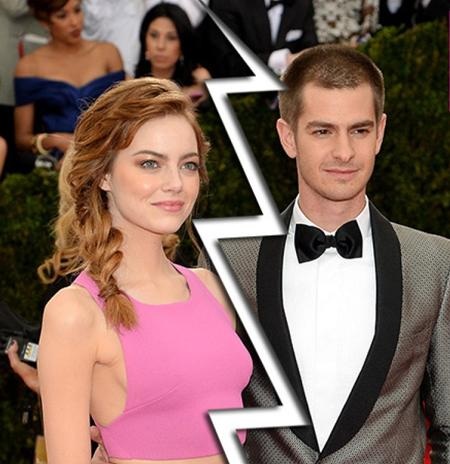 Cặp đôi phim “Người Nhện” bất ngờ chia tay - 1 Emma Stone và Andrew Garfield đã chia tay