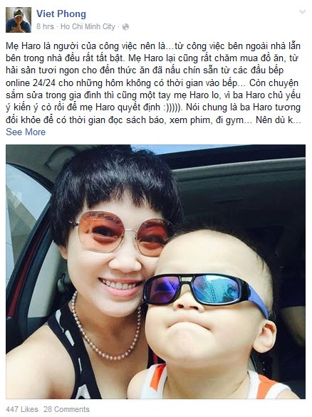 Bộ sưu tập ảnh "Vợ ơi em xứng đáng" độc đáo của các ông xã - 2 Nhà thơ Nguyễn Phong Việt cũng thể hiện yêu thương với món quà thiết thực tặng vợ