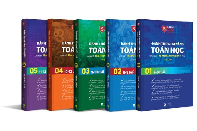 Phương pháp dạy Toán của Singapore có gì khác biệt? - 3
“Đánh thức tài năng toán học” là bộ sách Toán của Singapore đầu tiên có mặt ở thị trường Việt Nam.