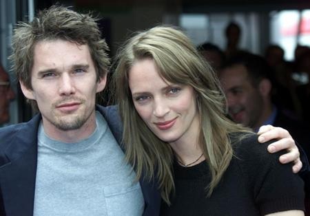 Ngoại tình với vú em - “bệnh dịch” đang lan tràn ở Hollywood - 6 Ethan Hawke và Uma Thurman chia tay hồi năm 2005