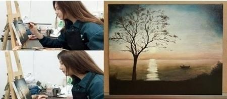 Khi các sao trổ tài làm họa sĩ - 3 Dù hiện tại đã là một ca sĩ thần tượng và không có nhiều thời gian vẽ tranh nhưng những tác phẩm hội họa trong quá khứ của Yura vẫn khiến người hâm mộ phải trầm trồ thán phục