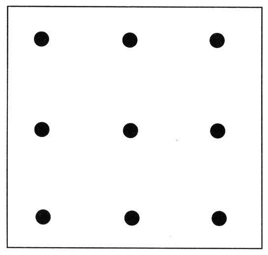 Thử tài tư duy với câu đố 9 chấm - 1 Thử tài tư duy với câu đố 9 chấm - 1