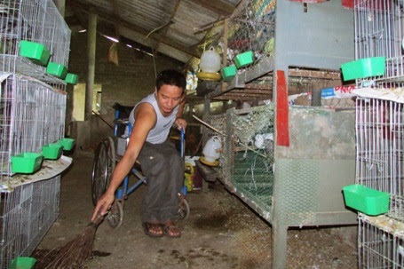 "Phế nhân" vắt hàng trăm triệu đồng từ đất cằn sỏi đá - 2 "Phế nhân" vắt hàng trăm triệu đồng từ đất cằn sỏi đá - 2