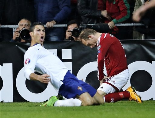 Bồ Đào Nha - Đan Mạch: Quyết chiến vì tấm vé đến Pháp - 1 C.Ronaldo ghi bàn duy nhất giúp Bồ Đào Nha hạ Đan Mạch ở lượt đi tại Copenhagen
