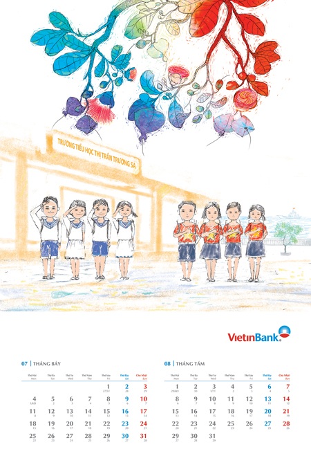 Độc đáo bộ lịch Tết 2016 “Bàng vuông - Gần lắm Trường Sa ơi!” - 5 Độc đáo bộ lịch Tết 2016 “Bàng vuông - Gần lắm Trường Sa ơi!” - 5