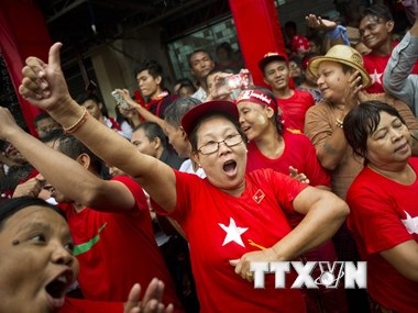 Bầu cử Myanmar: Đảng Liên đoàn Quốc gia vì dân chủ thận trọng đón nhận chiến thắng - 1 Bầu cử Myanmar: Đảng Liên đoàn Quốc gia vì dân chủ thận trọng đón nhận chiến thắng - 1