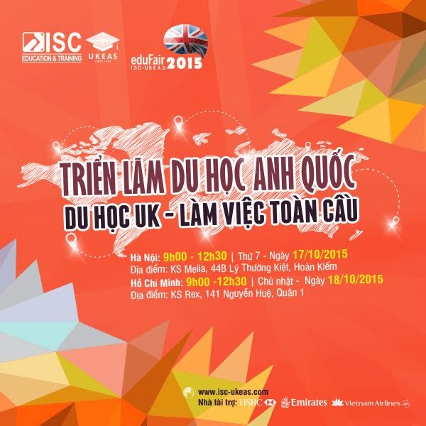 Triển lãm Du học 45 trường Anh Quốc edufairUK 2015: Du học UK – Làm việc toàn cầu - 1