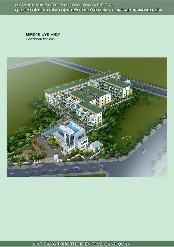 Dự án Khu nhà ở liền kề 671 Hoàng Hoa Thám (Dự án 671 Villas) hút khách nhờ thiết kế độc đáo - 1 Dự án Khu nhà ở liền kề 671 Hoàng Hoa Thám (Dự án 671 Villas) hút khách nhờ thiết kế độc đáo - 1