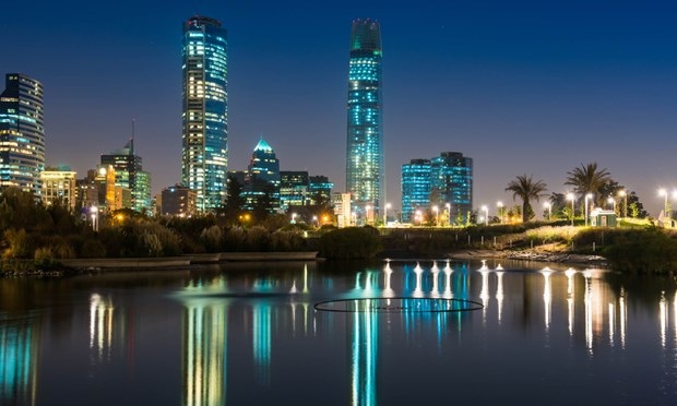 10 tour du lịch hấp dẫn hàng đầu thế giới - 1
Thành phố Santiago, Chile.