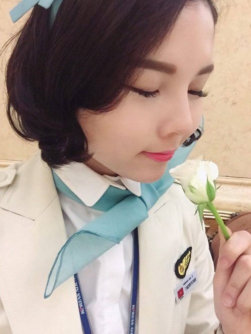 Cô gái Việt trở thành tiếp viên của hãng hàng không Hàn Quốc - 1
Thanh Thủy, cô gái Việt làm việc tại hãng hàng không Hàn Quốc