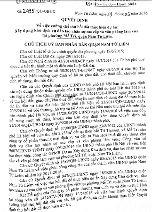 Hà Nội: Bị thu hồi đất giao cho doanh nghiệp, người dân khiếu nại yêu cầu làm rõ uẩn khúc - 3 Hà Nội: Bị thu hồi đất giao cho doanh nghiệp, người dân khiếu nại yêu cầu làm rõ uẩn khúc - 3