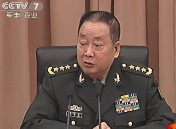 Thêm hai tướng quân đội Trung Quốc bị điều tra do tham nhũng - 1 Cựu Tổng cục trưởng Tổng cục Hậu cần PLA, Tướng Liêu Tích Long. (Nguồn: CCTV)