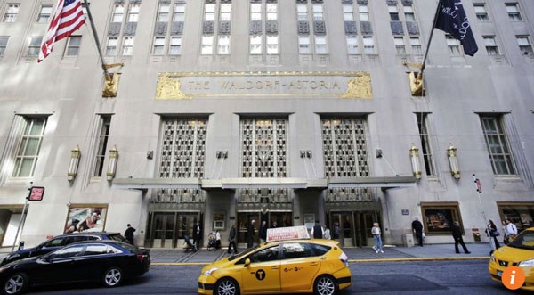 
Waldorf Astoria hotel ở New York rơi vào tay người Trung Quốc.
