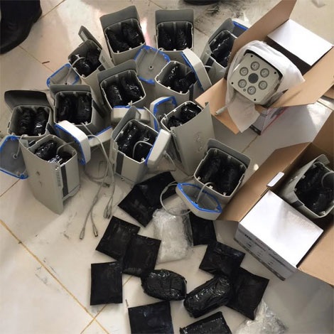 Hơn 15 kg ma tuý đá vừa bị lực lượng hải quan phát hiện.