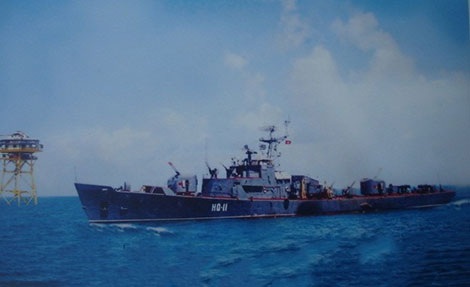 Hải quân Việt Nam từng giải cứu 3 phi công Mỹ tại Trường Sa - 1 Tàu HQ-11.