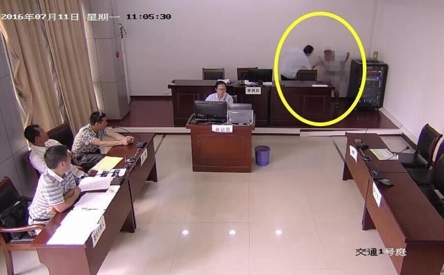 Người đàn ông gây sốc vì đại tiện ngay trong phòng xử án - 1
(Nguồn: shanghaiist.com)