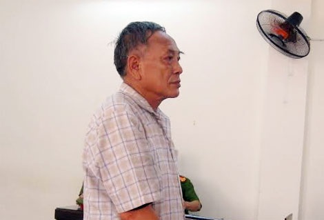 Bị cáo Nguyễn Văn Hạ tại phiên xử.