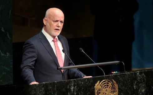 Đại hội đồng Liên Hợp Quốc có tân Chủ tịch - 1
Đại sứ Fiji tại Liên Hợp Quốc Peter Thomson. (Ảnh: AP)