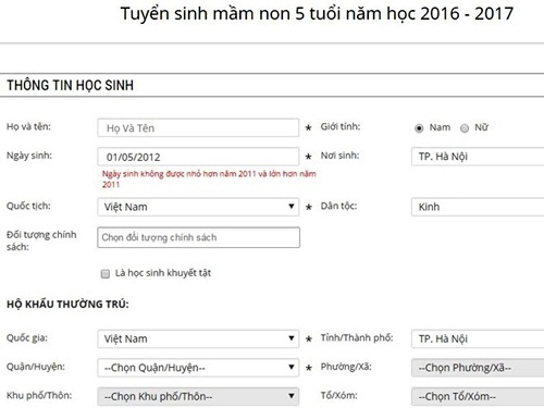 Tuyển sinh trực tuyến ở Hà Nội - Còn “rối như canh hẹ” - 1 Tuyển sinh trực tuyến ở Hà Nội - Còn “rối như canh hẹ” - 1