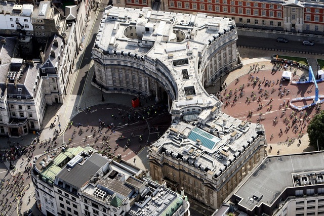 
Khu Admiralty Arch nhìn từ trên cao.
