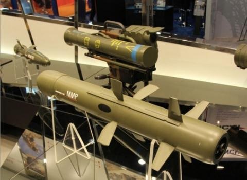 Pháp mượn tay phiến quân Syria thử nghiệm tên lửa MMP - 1 Tên lửa chống tăng MMP.