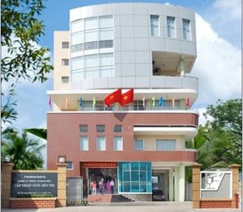 Sếp công ty thoát nước được thưởng 'khủng': Chưa nhận đâu - 1 Trụ sở Công ty Cổ phần Cấp thoát nước Bến Tre.