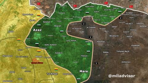 Syria chia lực lượng tiến công nhiều mặt trận, sắp tới Raqqa - 1 Bản đồ giao tranh giữa phe quân đội Syria và lực lượng khủng bố IS ngày 8/6.